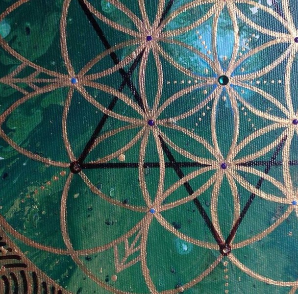 g paint flower of life